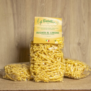 Busiata di grano duro Siciliano al limone